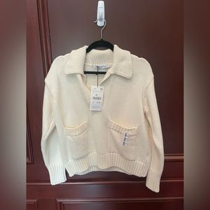Zara colored sweater with pockets